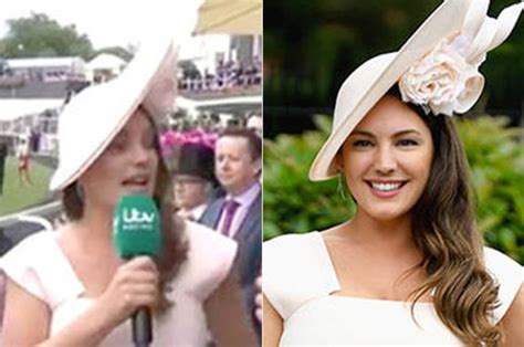 Kelly Brook exposes nipples in very revealing Ascot dress